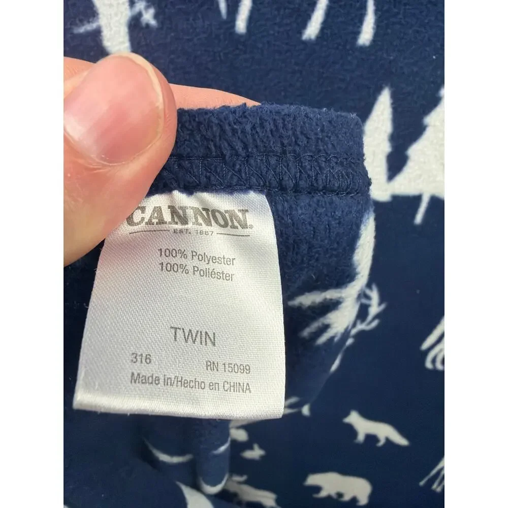 Cannon, Twin, Blanket, Fleece, Woodland Animals, Forest Creatures